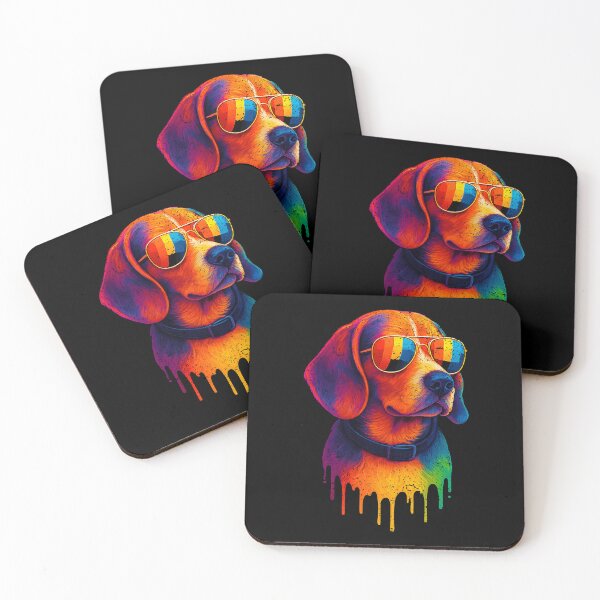 Item preview, RAINBOW DOGS - BEAGLE | Pets and Dogs lovers for Men and Women t-shirt designed and sold by panchiTWO.