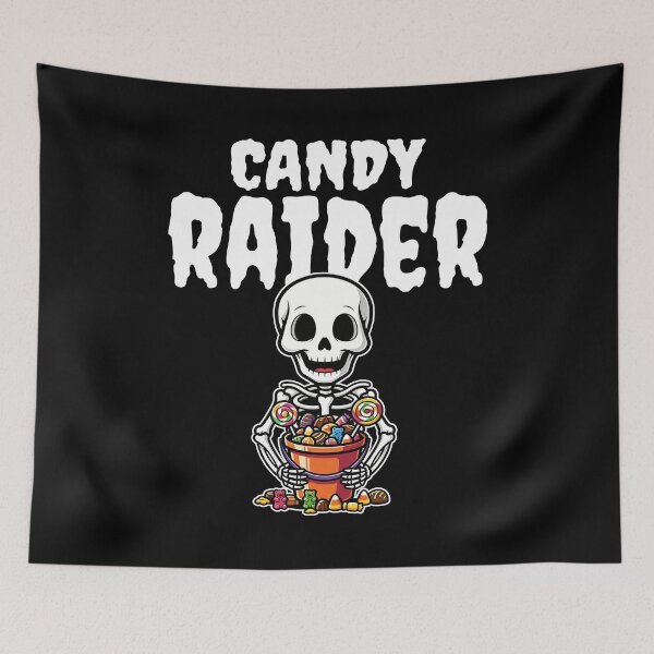 Item preview, CANDY RAIDER - SKELETON HALLOWEEN designed and sold by KEF Custom.