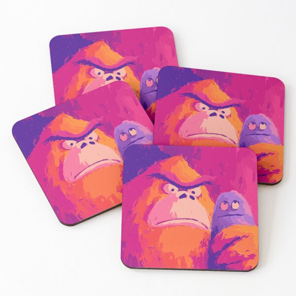 Item preview, Colorful Orangutan Portrait – Vibrant Wildlife Art designed and sold by Moss and Moon Studio.