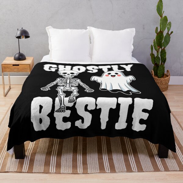 Item preview, GHOSTLY BESTIE - SKELETON HALLOWEEN designed and sold by KEF Custom.
