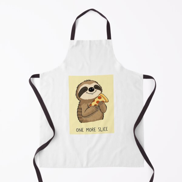 Item preview, Sloth One More Slice pizza food hamburger cute happy birthday gift  designed and sold by CheeseBlueprint.