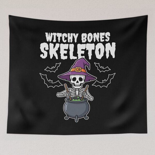 Item preview, WITCHY BONES SKELETON - SKELETON HALLOWEEN designed and sold by KEF Custom.