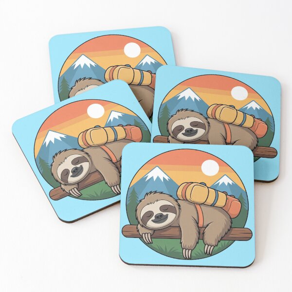 Item preview, Funny Sloth Hiking designed and sold by ChearshiPrints.