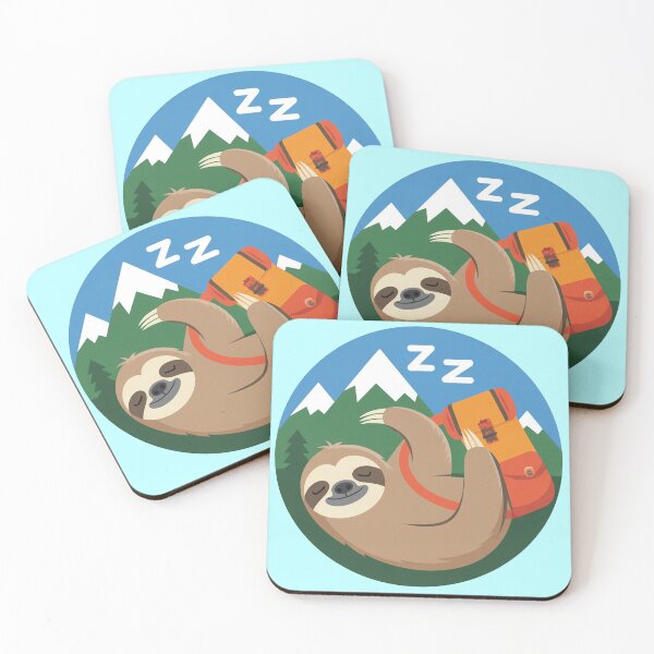 Item preview, Funny Sloth Hiking designed and sold by ChearshiPrints.