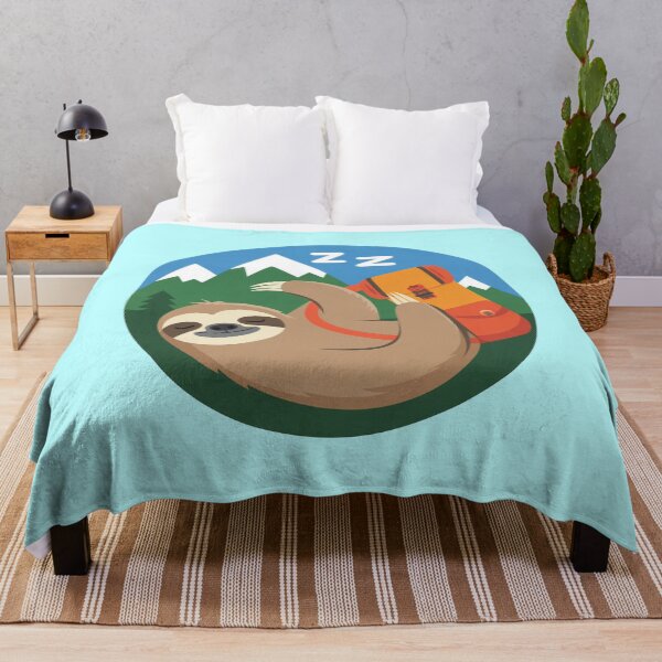 Item preview, Funny Sloth Hiking designed and sold by ChearshiPrints.