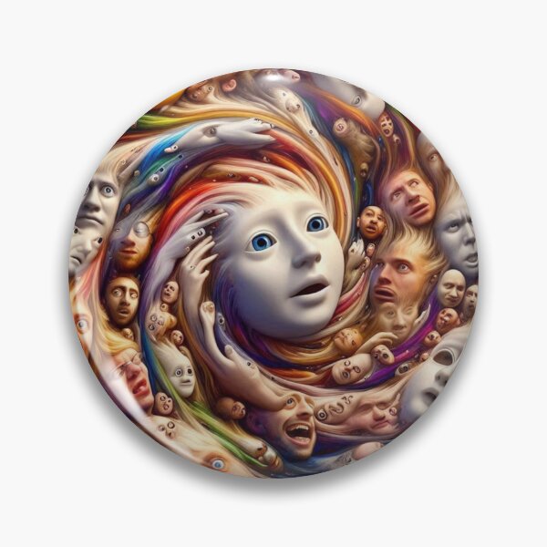 Item preview, Collage of meme faces in chaotic swirl designed and sold by ashokreddy343.