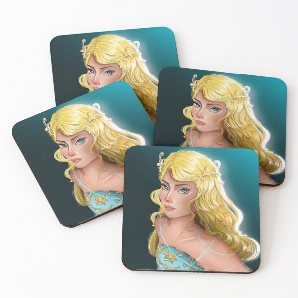 Item preview, Golden Elegance – Fantasy Portrait Art designed and sold by Maryam Gulamova.