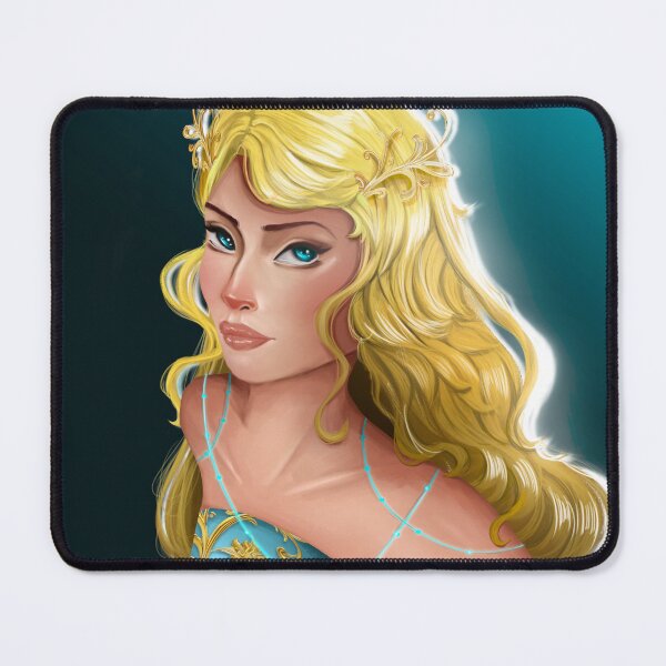 Item preview, Golden Elegance – Fantasy Portrait Art designed and sold by Maryam Gulamova.