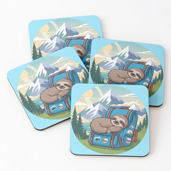 Item preview, Funny Sloth Hiking designed and sold by ChearshiPrints.