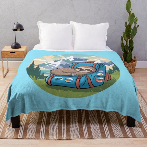 Item preview, Funny Sloth Hiking designed and sold by ChearshiPrints.