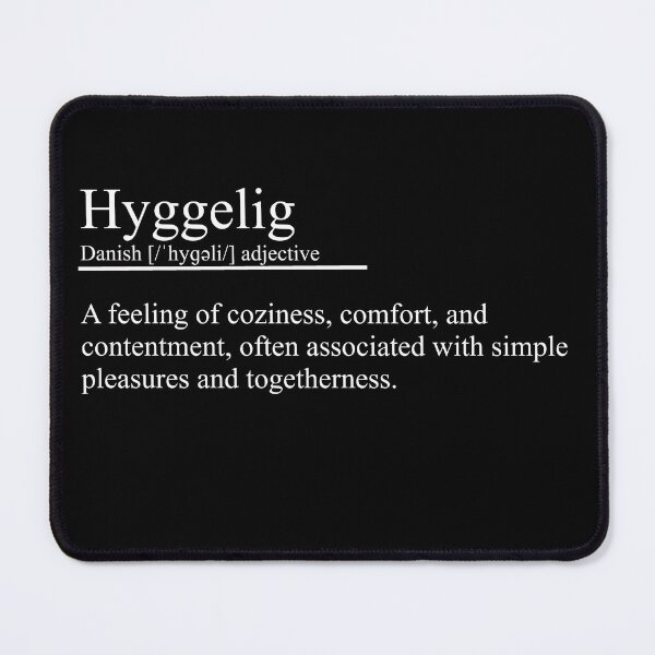 Item preview, Hyggelig (white text) designed and sold by marshmelephant.