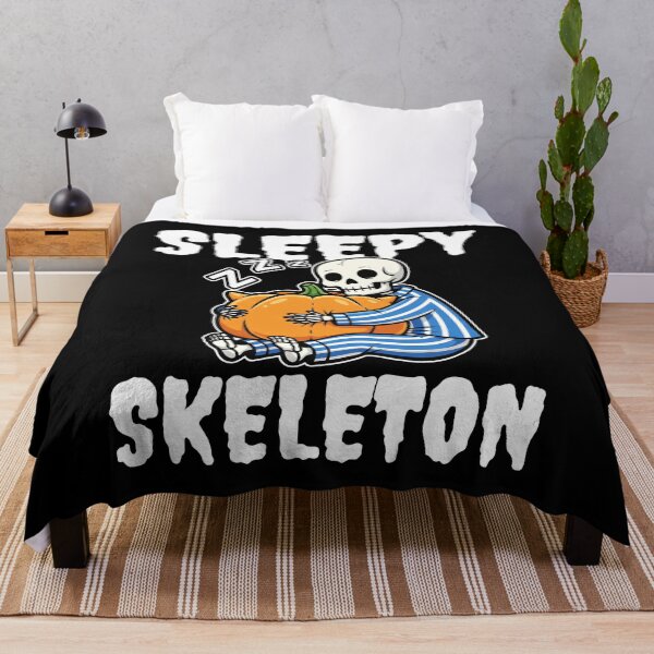 Item preview, SLEEPY SKELETON - SKELETON HALLOWEEN designed and sold by KEF Custom.
