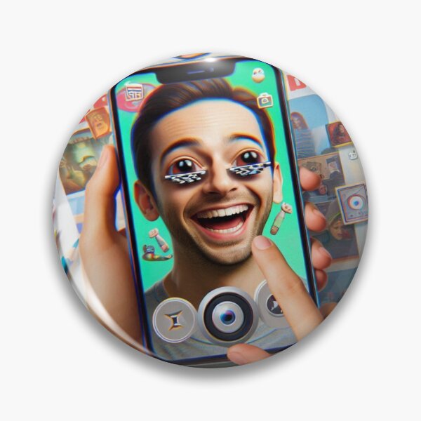 Item preview, AR Meme Overlay – Famous Meme in Glitch Style designed and sold by ashokreddy343.