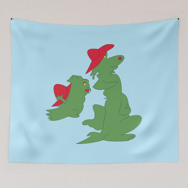 Item preview, Britain and Ireland depicted as fantasy dragons designed and sold by CocoBlogHD.