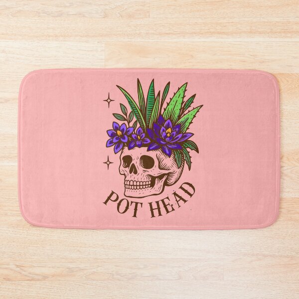 Item preview, Pot Head Skull with Plants | Funny Botanical Design designed and sold by Plantinum.