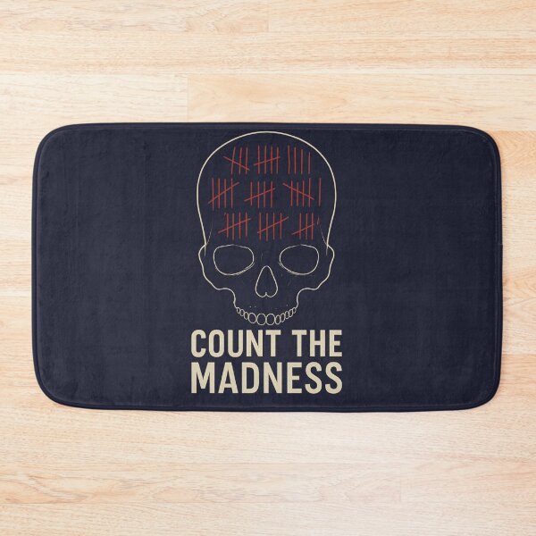 Item preview, Count the Madness – Abstract Skull with Tally Marks designed and sold by Diwakar-Designs.