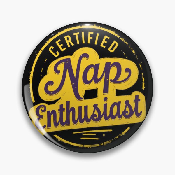 Item preview, Certified Nap Enthusiast Funny Nap Lover Quote Minimal Text Design designed and sold by SnarkyTextStudiO.