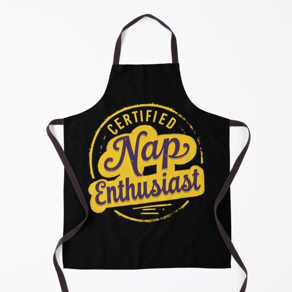 Item preview, Certified Nap Enthusiast Funny Nap Lover Quote Minimal Text Design designed and sold by SnarkyTextStudiO.