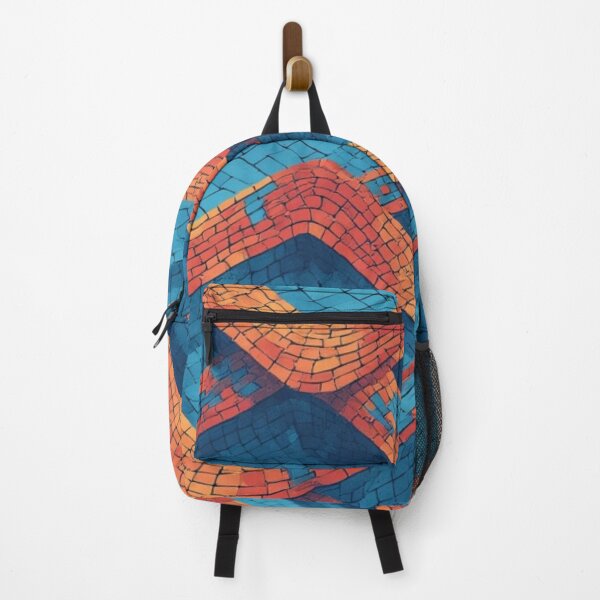 Item preview, Undulating Tiled Waves: A Vibrant Abstract Pattern designed and sold by Virtuals1.