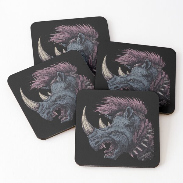 Item preview, Fantasy Punk Rock Rhino designed and sold by drizzd.