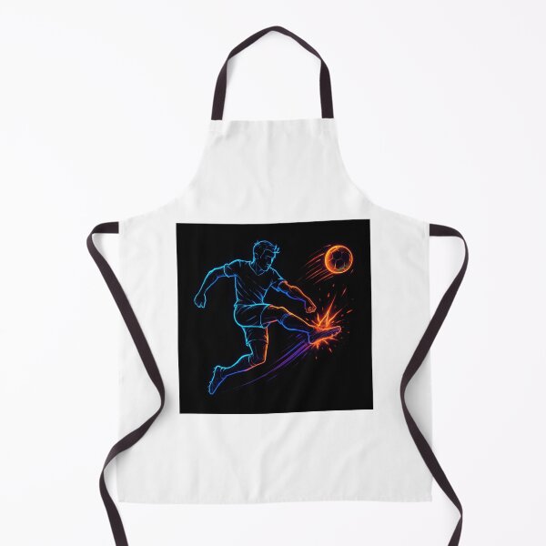 Item preview, Neon Soccer Player Action Design designed and sold by RonBear-Designs.