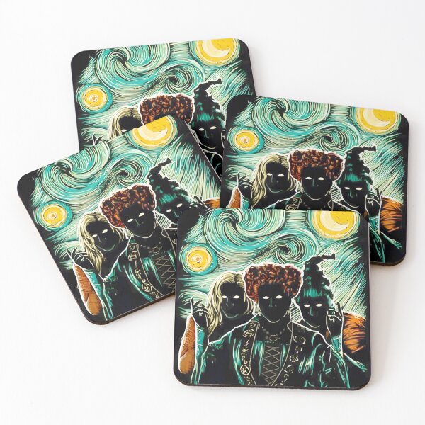Item preview, Three Witches Enchanted Starry Night Art designed and sold by TiffanyFendrick.
