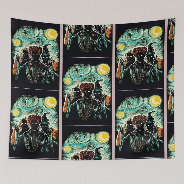 Item preview, Three Witches Enchanted Starry Night Art designed and sold by TiffanyFendrick.