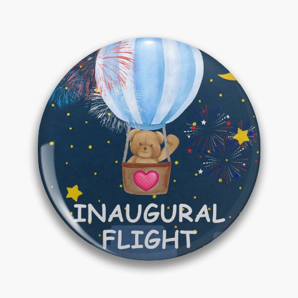 Item preview, Ted's Inaugural Balloon Flight  designed and sold by MPC-Mince-Pies.