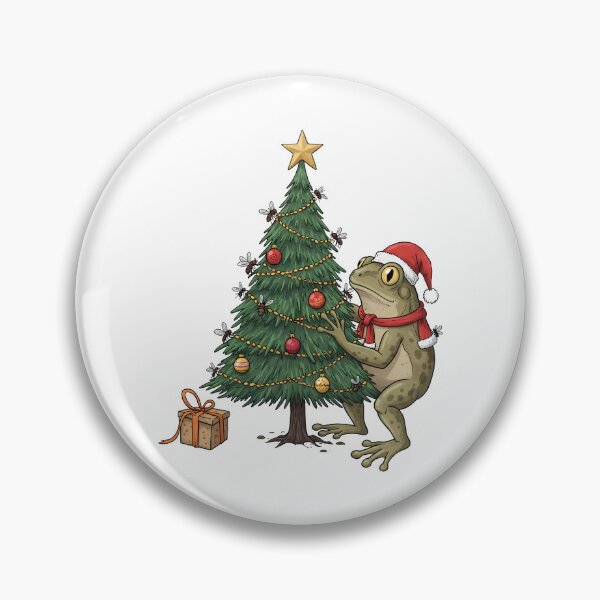 Item preview, Quirky Frog Christmas Tree Decorator Festive Holiday Fun designed and sold by k3rstman1.