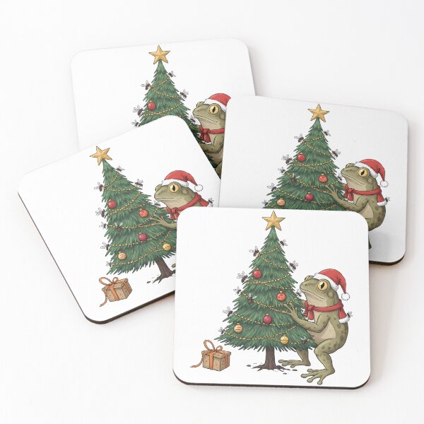 Item preview, Quirky Frog Christmas Tree Decorator Festive Holiday Fun designed and sold by k3rstman1.