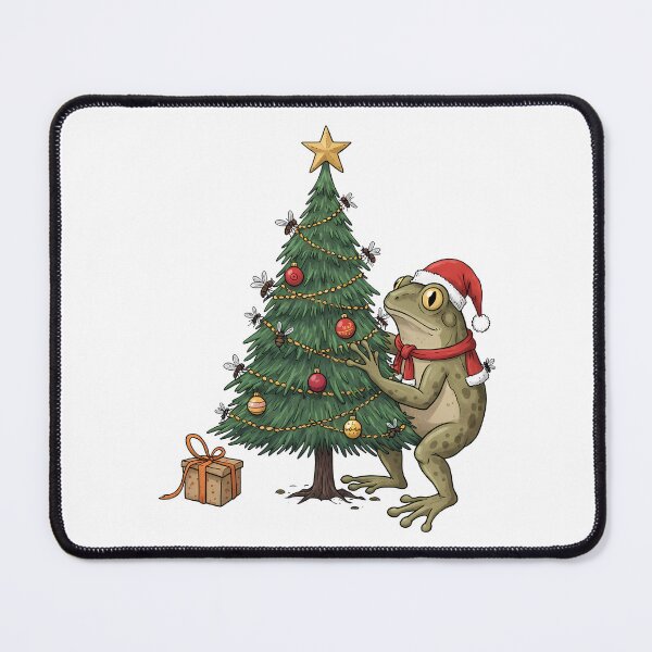 Item preview, Quirky Frog Christmas Tree Decorator Festive Holiday Fun designed and sold by k3rstman1.