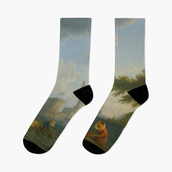 Item preview, Guinea Pigs at the Sea Shore (After Claude-Joseph Vernet) designed and sold by gandolfwizard.