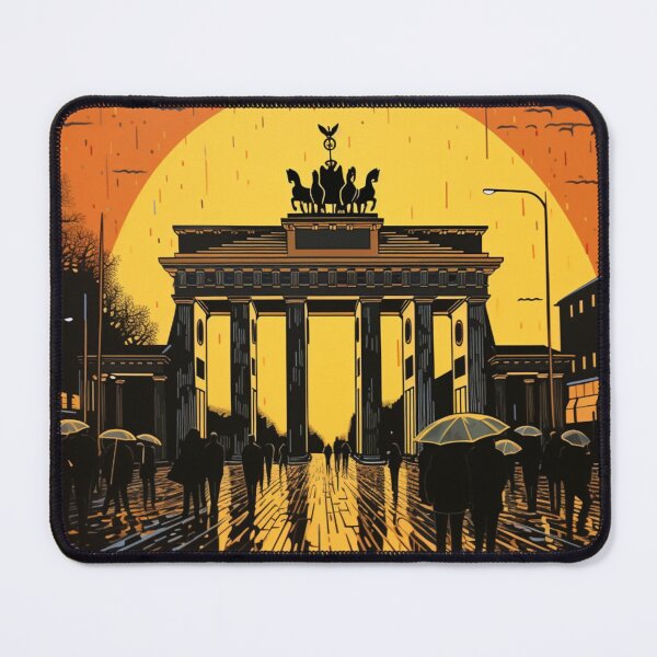 Item preview, Berlin by Night – Capital City Mural | City Poster Wall Art designed and sold by WishArtDesign.