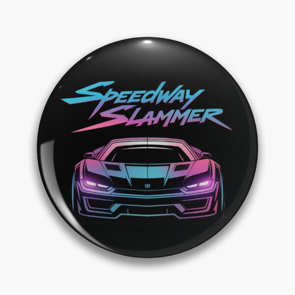 Item preview, Speedway Slammer – Cyber Neon Racer designed and sold by ByBryteG.