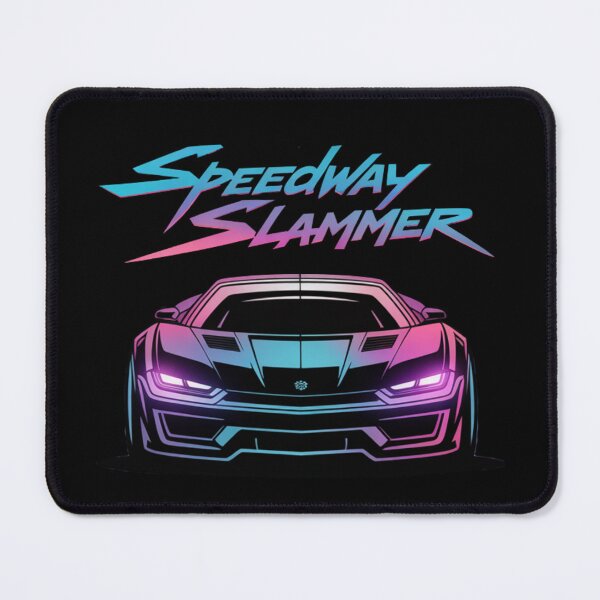 Item preview, Speedway Slammer – Cyber Neon Racer designed and sold by ByBryteG.