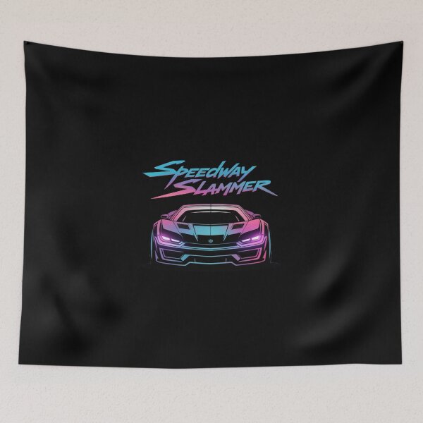 Item preview, Speedway Slammer – Cyber Neon Racer designed and sold by ByBryteG.