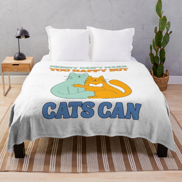 Item preview, Money can’t make you happy but cats can designed and sold by BritishDelights.