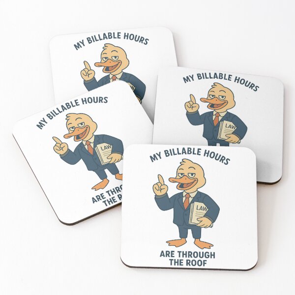 Item preview, My Billable Hours Are Through The Roof Duck Design designed and sold by TeeTimeTreasure.
