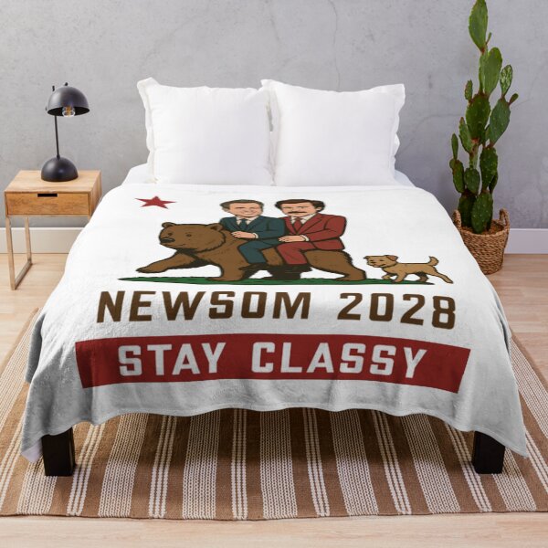 Item preview, Gavin Newsom 2028 Election California Flag designed and sold by tyasalnu.