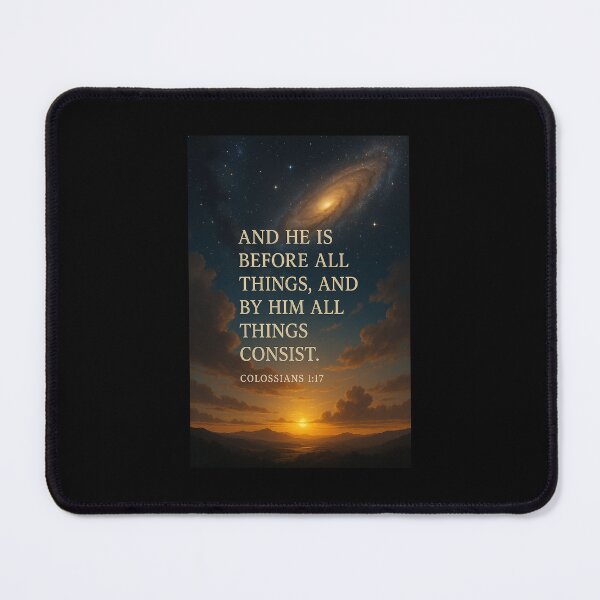 Item preview, And he is before all things, and by him all things consist. designed and sold by RiverandRain.
