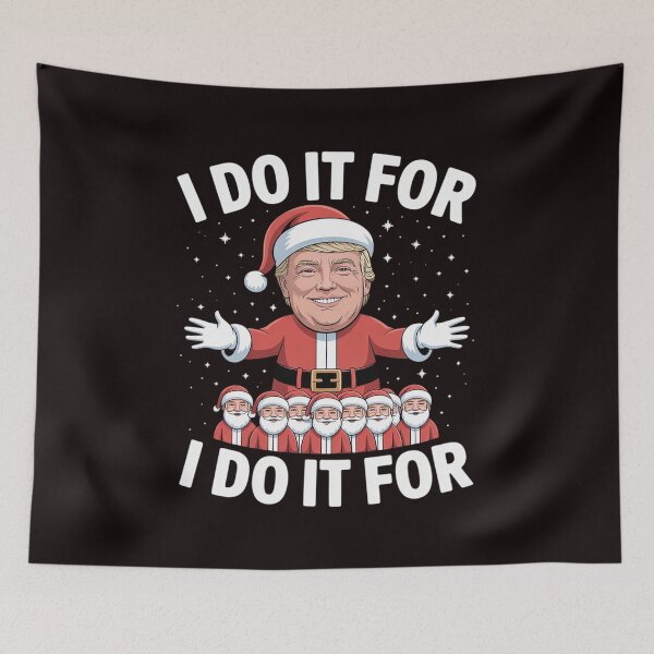 Item preview, I Do It For The Ho's Santa Trump Dance Style Christmas  designed and sold by sheenmi.