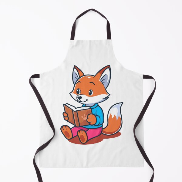 Item preview, Adorable cartoon fox reading a book designed and sold by Indraokta22.