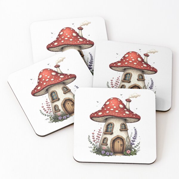 Item preview, Cottagecore Mushroom House designed and sold by VibeTCreations.