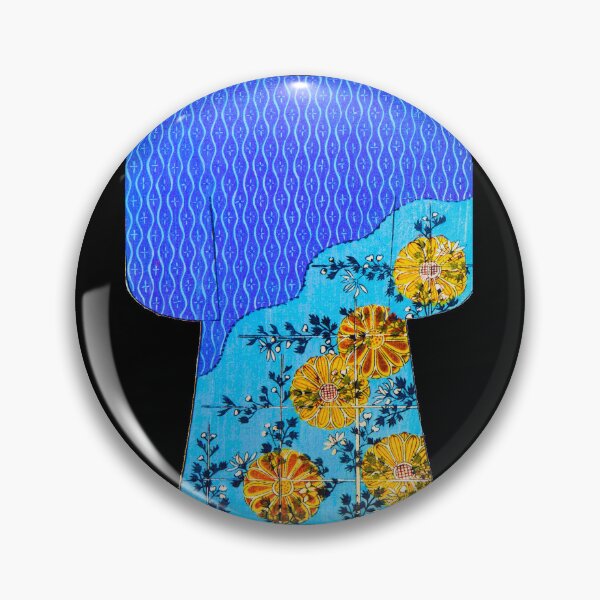 Item preview, Golden Blossoms on Sapphire Waves - V2 designed and sold by WheelieGdArt.