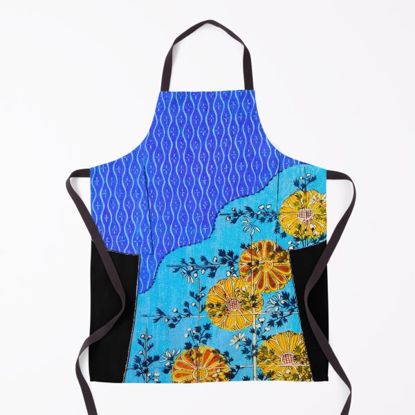 Item preview, Golden Blossoms on Sapphire Waves - V2 designed and sold by WheelieGdArt.