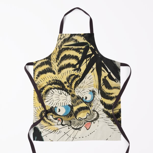 Item preview, Tiger amid Bamboo – Kikugawa Eizan (1787–1867), Kakemono-e Woodblock Print designed and sold by EmeraldeaArt.