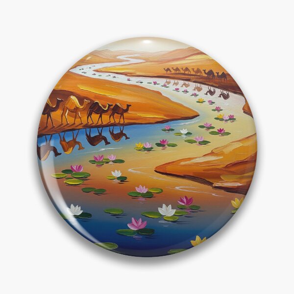 Item preview, Desert Caravan by the Lotus River  designed and sold by Madhu009.