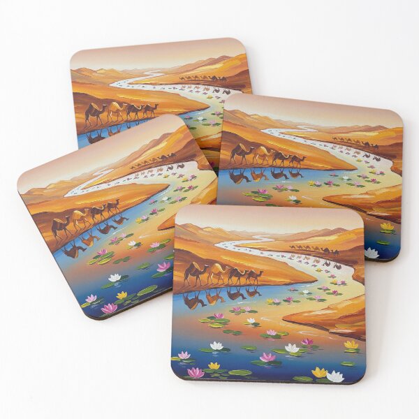 Item preview, Desert Caravan by the Lotus River  designed and sold by Madhu009.