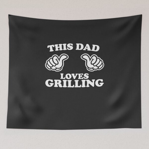 Item preview, This Dad Loves Grilling designed and sold by shitpostee.