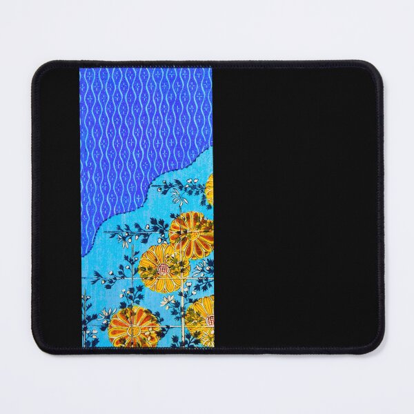Item preview, Golden Blossoms on Sapphire Waves - V3 designed and sold by WheelieGdArt.
